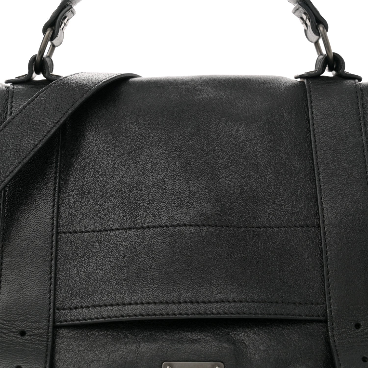 Proenza Schouler Lambskin PS1 Large Satchel Black 8 of 11