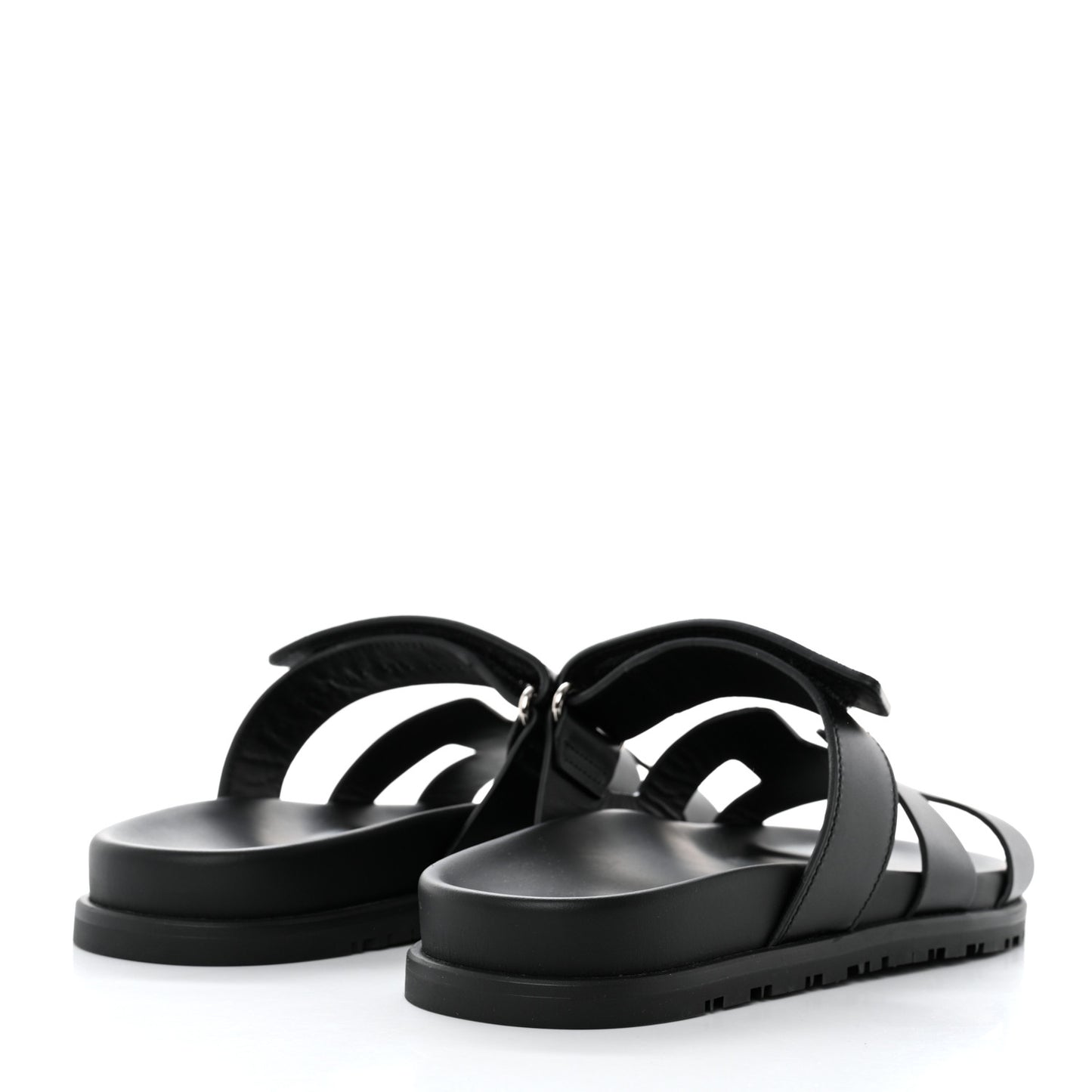 Calfskin Womens Chypre Sandals 37.5 Black