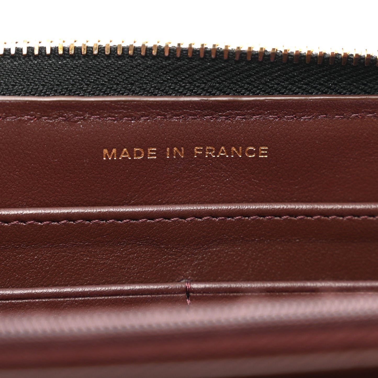 Caviar Quilted Large Gusset Zip Around Wallet Black