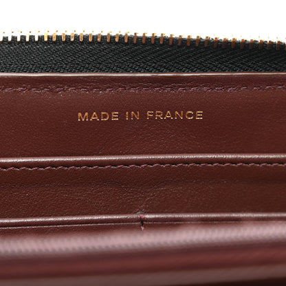 Chanel Caviar Quilted Large Gusset Zip Around Wallet Black 7 of 8