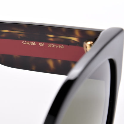 Gucci Square Frame Web Sunglasses GG0059S Black 5 of 8