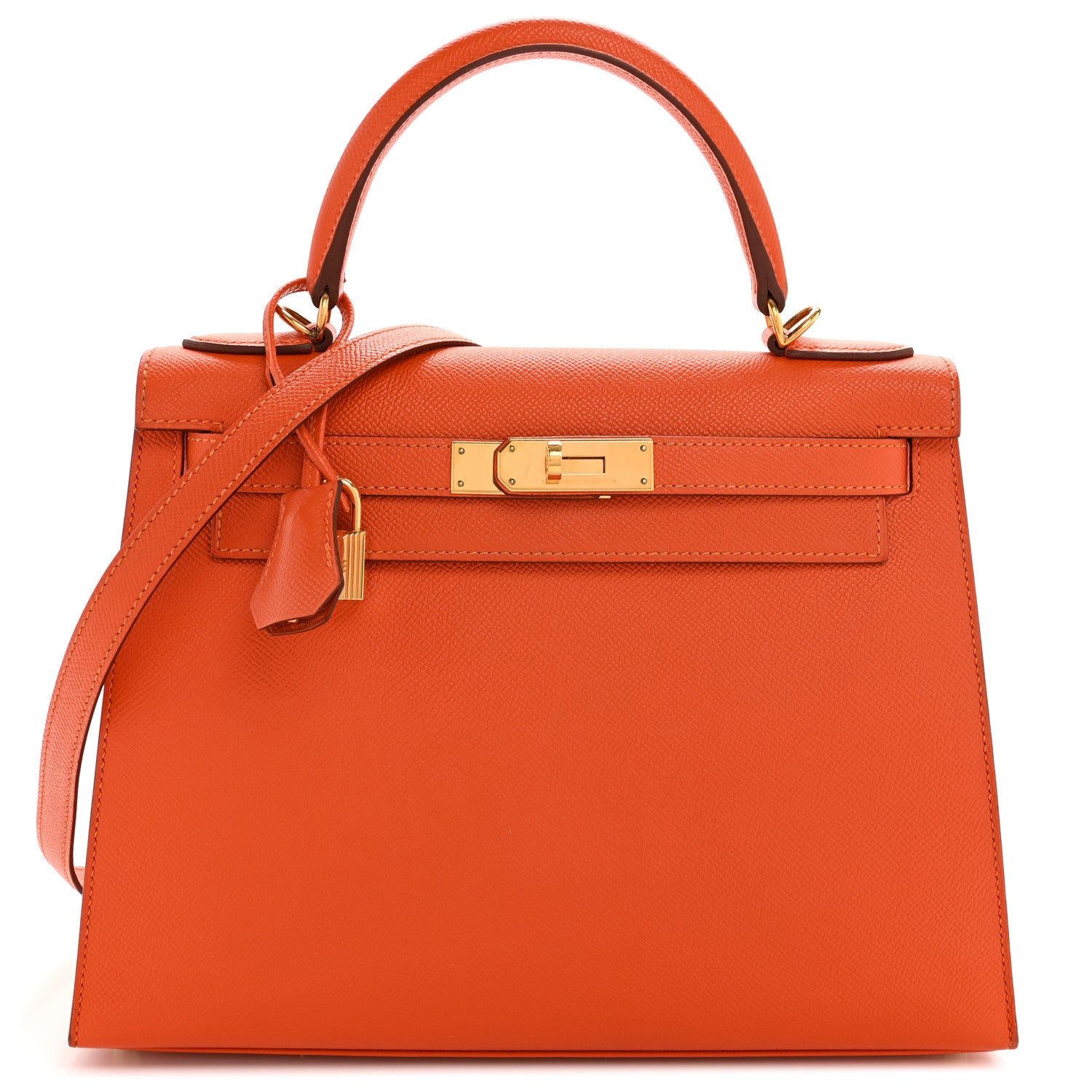 Hermes Epsom Kelly Sellier 28 Orange 1 of 12
