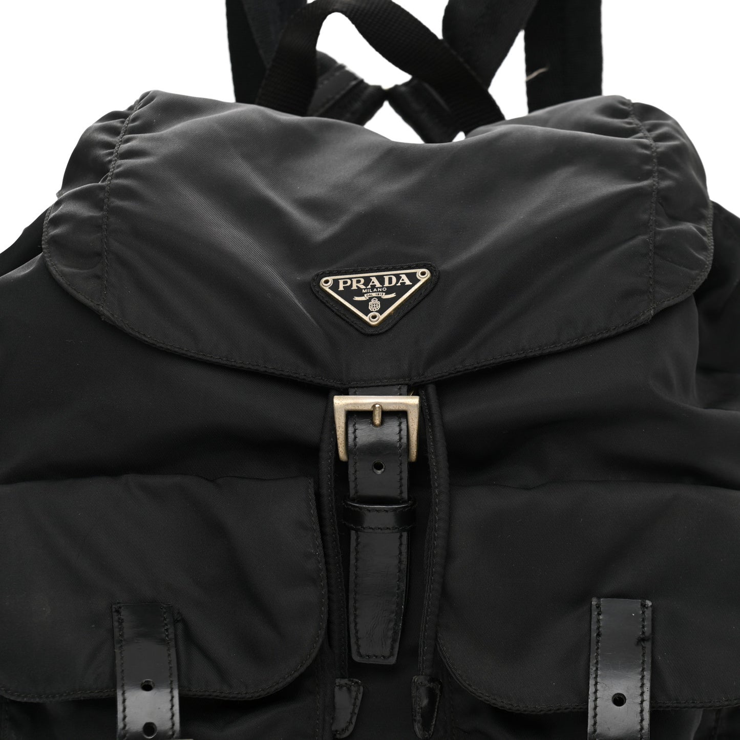 Nylon Vela Medium Backpack Black
