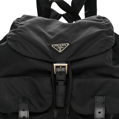 Prada Nylon Vela Medium Backpack Black 8 of 14