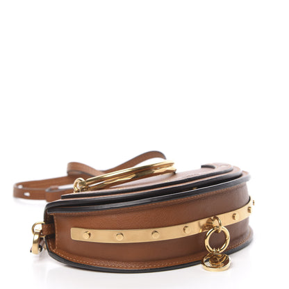 Chloe Calfskin Small Nile Bracelet Minaudiere Bag Caramel 4 of 12
