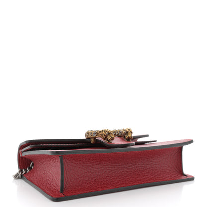 Gucci Calfskin Super Mini Dionysus Shoulder Bag Hibiscus Red 4 of 10