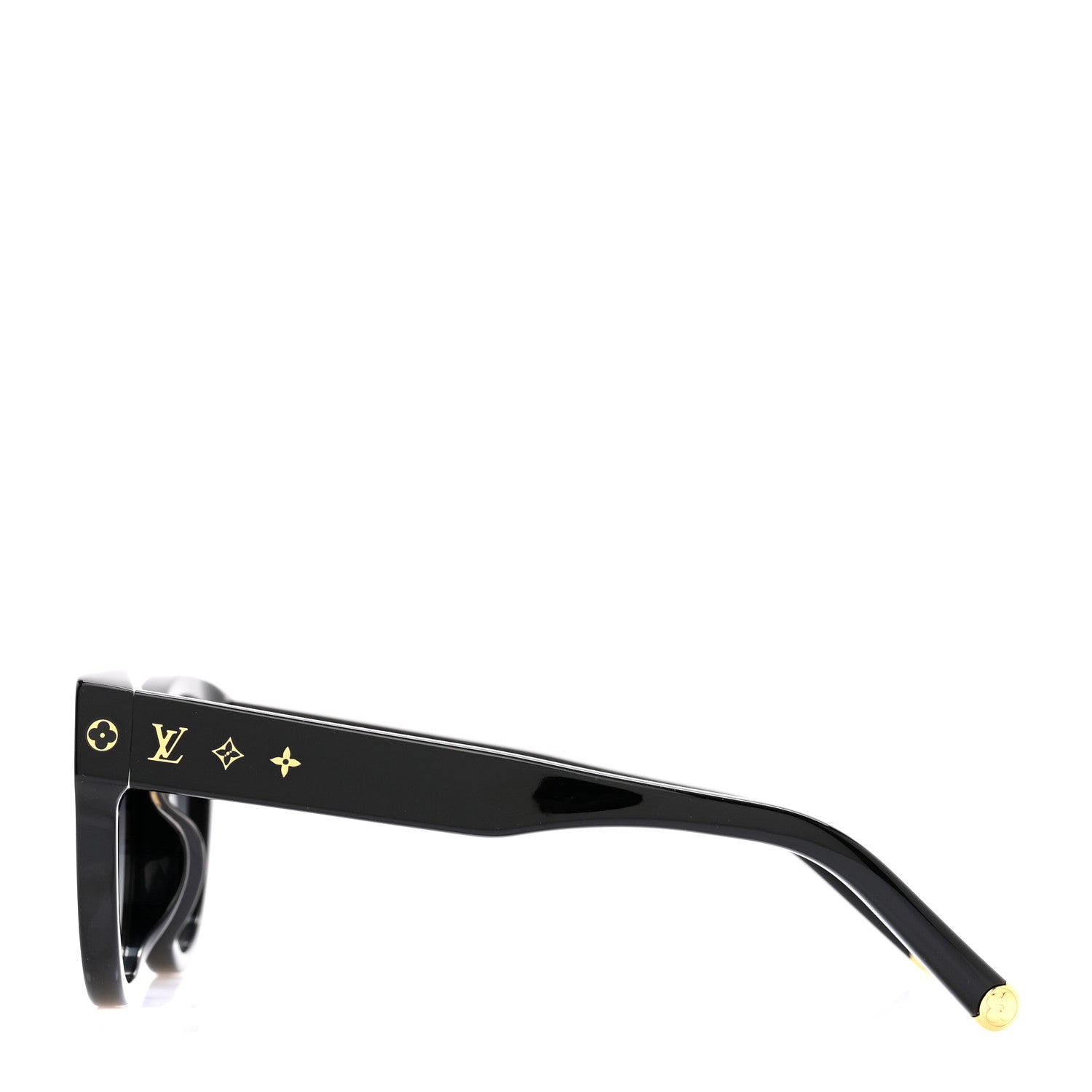 Louis Vuitton Acetate My Monogram Square Sunglasses Z1526E Black 4 of 7