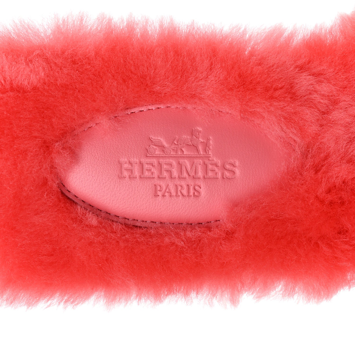 Hermes Woolskin Oran Sandals 36 Rose Du Desert 7 of 8