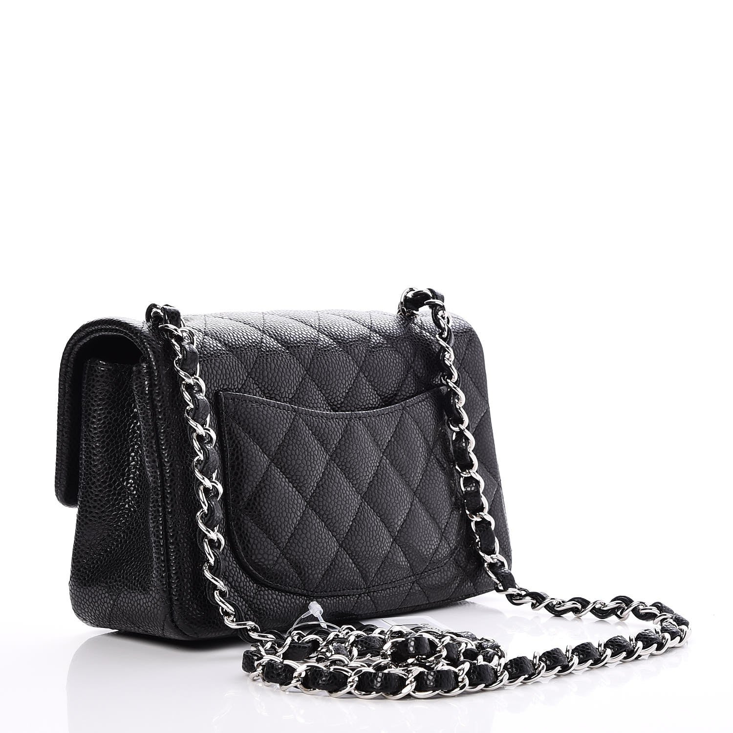 Chanel Caviar Quilted Mini Rectangular Flap Black 3 of 8