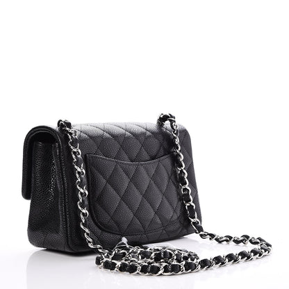 Chanel Caviar Quilted Mini Rectangular Flap Black 3 of 8