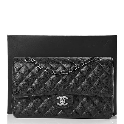 Chanel Caviar Quilted Medium Double Flap Black 16 of 16