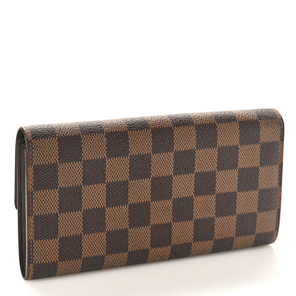 Louis Vuitton Damier Ebene Sarah Wallet 3 of 9