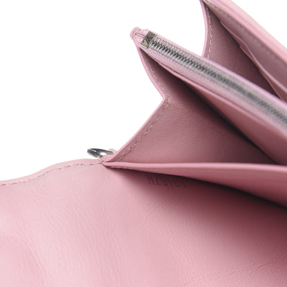 Louis Vuitton Calfskin New Wave Long Wallet Smoothie Pink 7 of 10