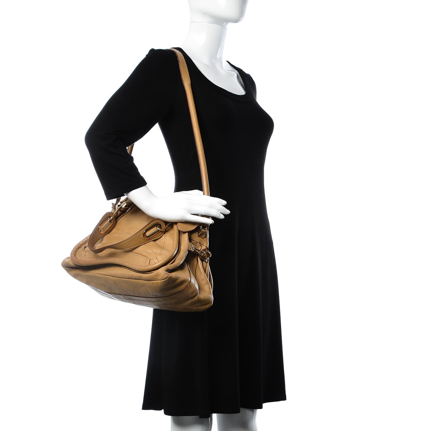 Chloe Calfskin Medium Paraty Chrome Yellow 2 of 18