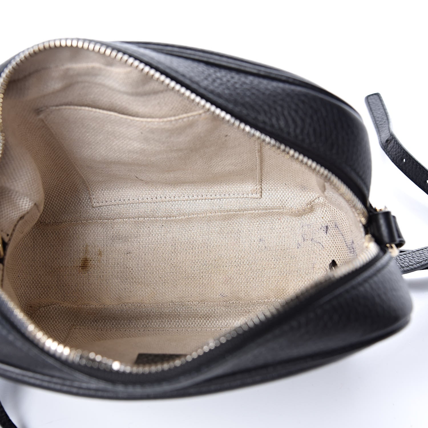 Gucci Pebbled Calfskin Small Soho Disco Bag Black 5 of 13