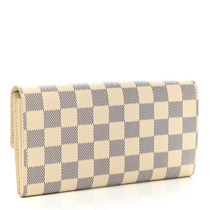 Louis Vuitton Damier Azur Sarah Wallet 3 of 10