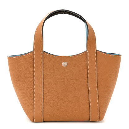 Moynat Taurillon Gex Duo Tote Bag BB Cannelle Azur 1 of 9