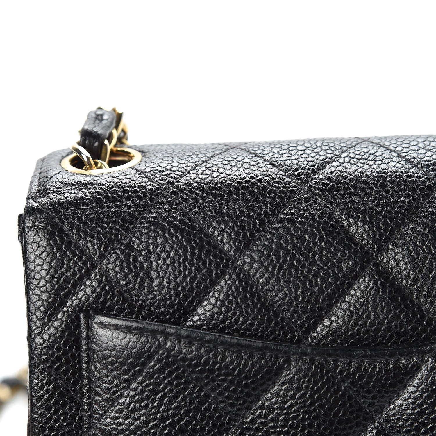Chanel Caviar Quilted Mini Square Flap Black 12 of 16
