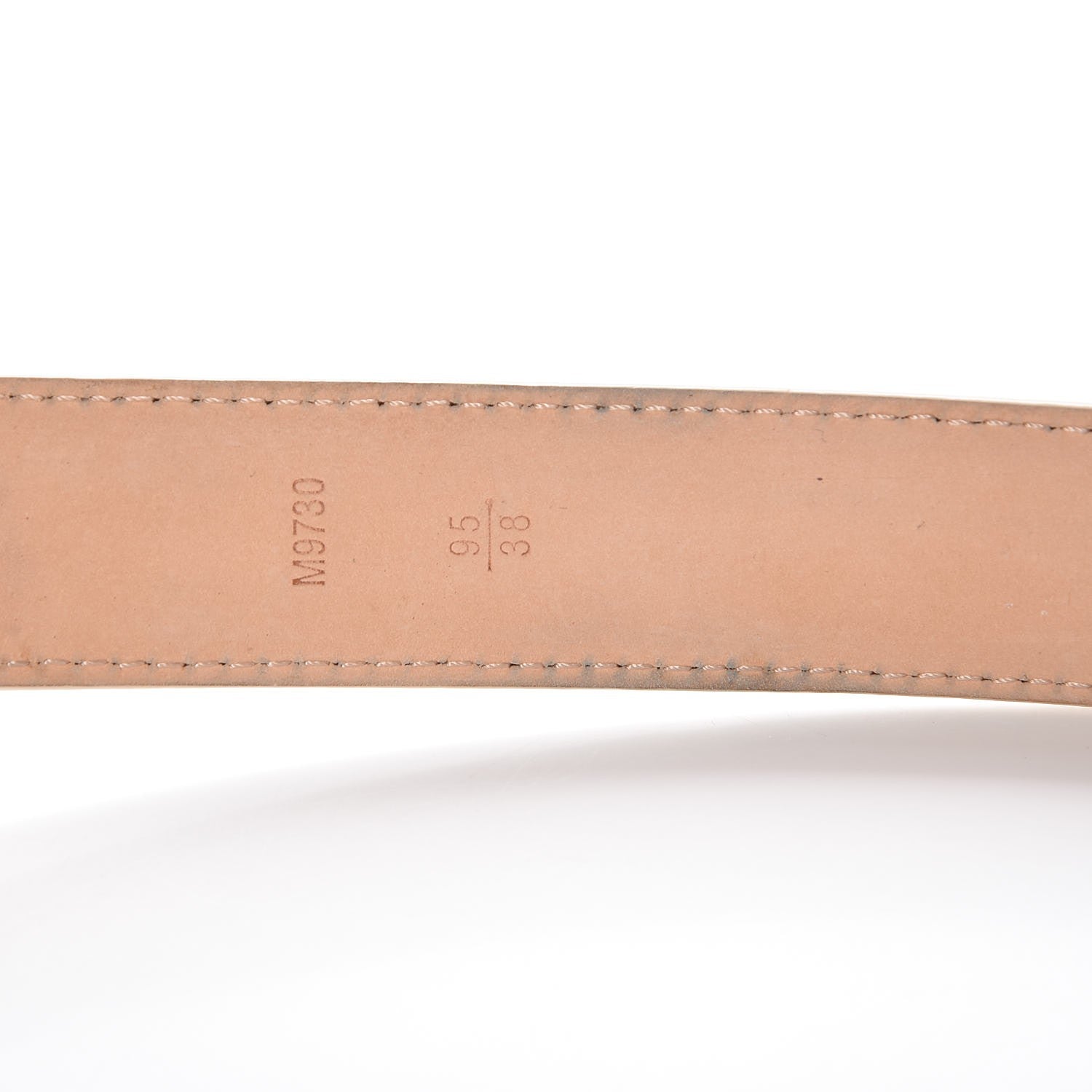 Louis Vuitton Damier Azur 30mm Tresor Belt 95 38 5 of 11