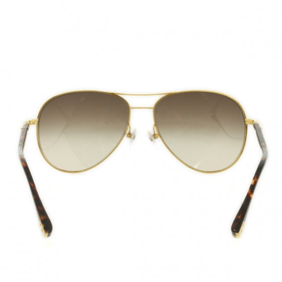 Louis Vuitton Conspiration Pilote Aviator Sunglasses Gold 3 of 10