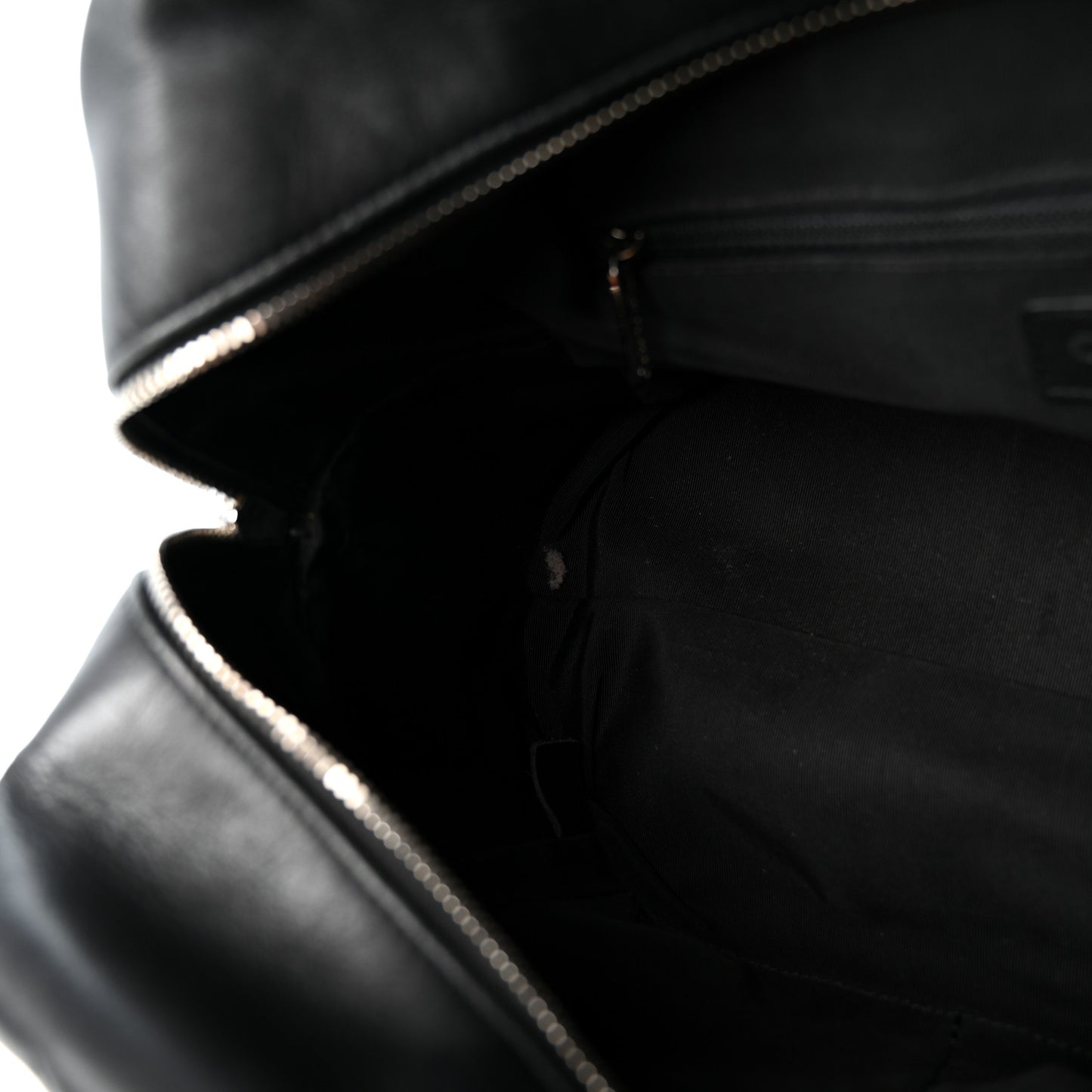 Calfskin Quilted Feather Weight Bowling Bag Black