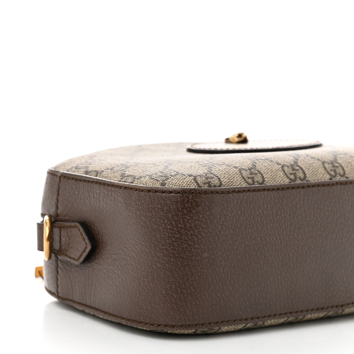 GG Supreme Monogram Web Neo Vintage Shoulder Bag Beige New Acero Crop