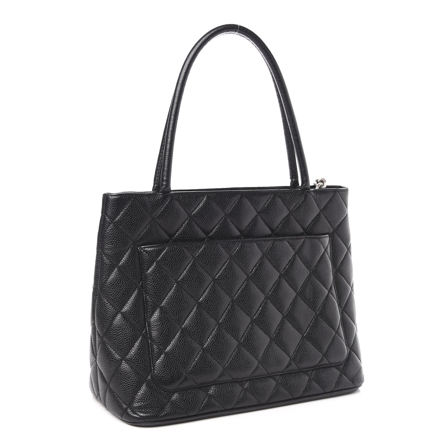 Chanel Caviar Quilted Medallion Tote Black 3 of 10