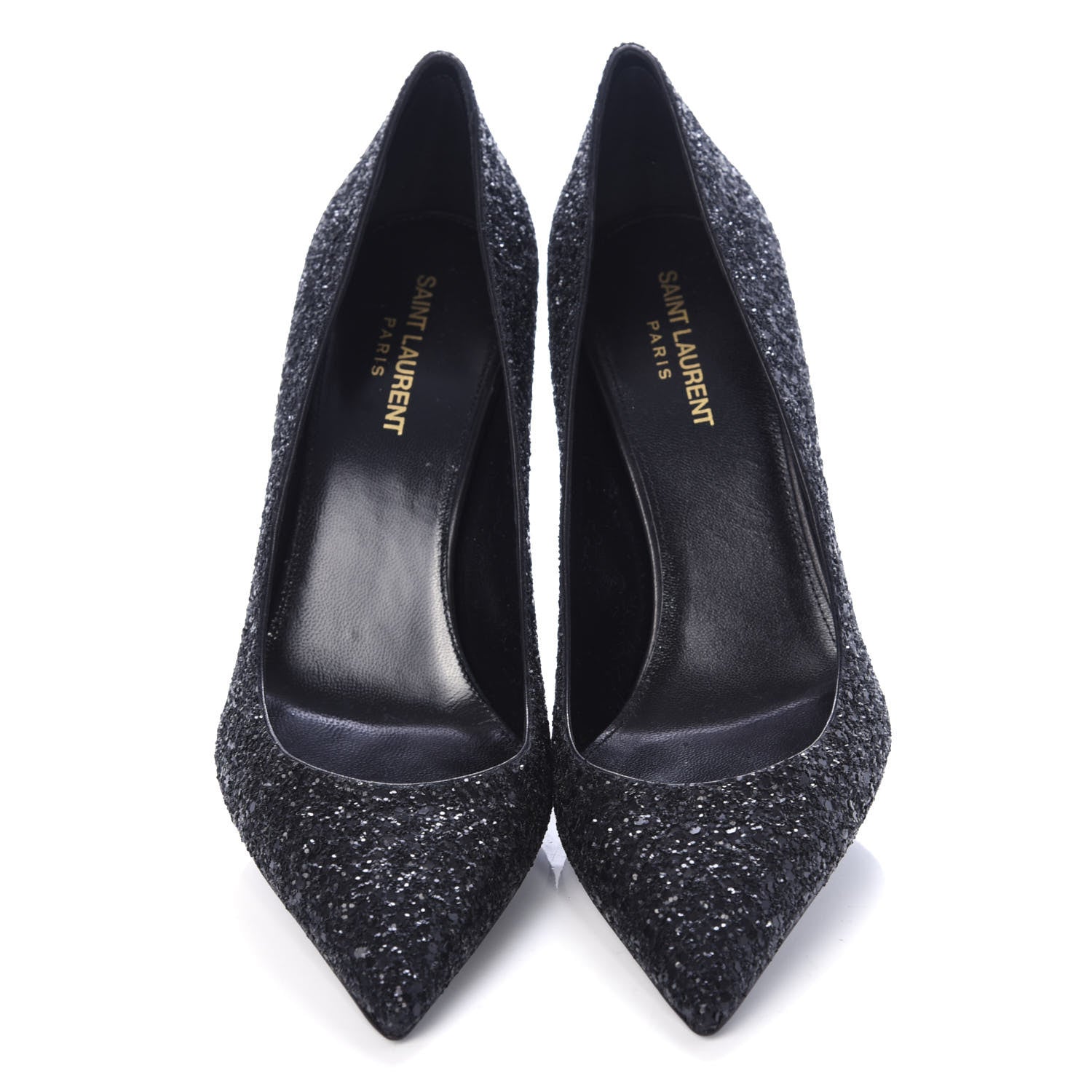 Saint Laurent Glitter Opyum 85 Pumps 40 Black 5 of 11