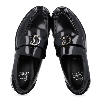 Christian Louboutin Abrasivato Womens CL Loafers  37 Black 2 of 10