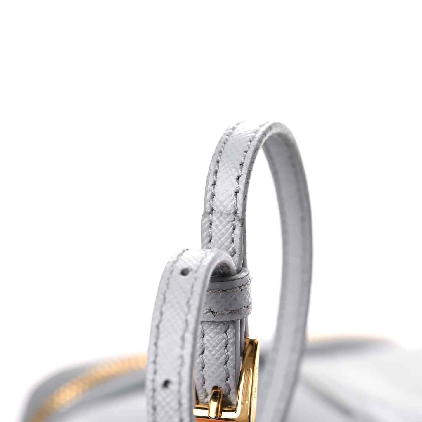 Re-Nylon Saffiano Duet Bucket Crossbody Bag Fiordaliso