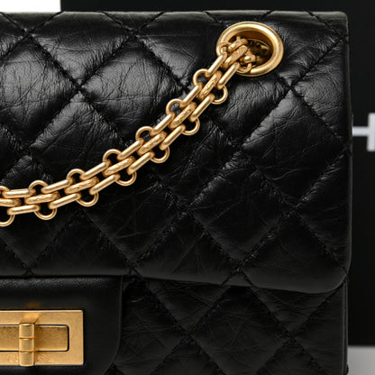 Chanel Aged Calfskin Quilted 2.55 Reissue Mini Flap Black 8 of 12