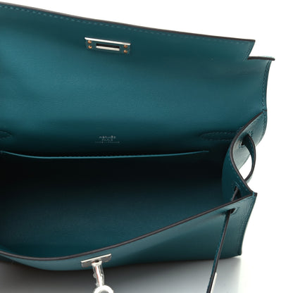 Hermes Swift Kelly Pochette Clutch Vert Bosphore 5 of 10