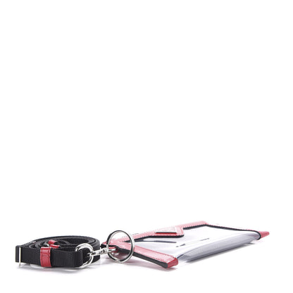 Prada Vernice Plexiglass Card Holder Rosso 6 of 7