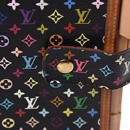 Louis Vuitton Monogram Multicolor Large Ring Agenda Black 8 of 8
