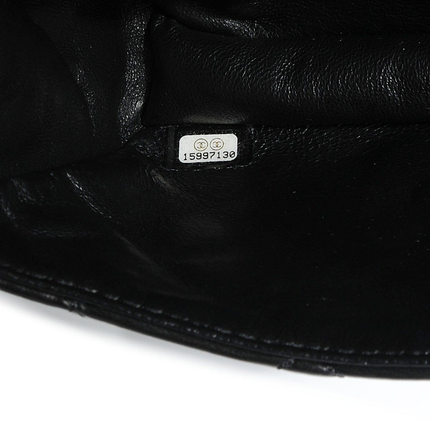 Chanel Lambskin Quilted Medium Roll Reissue Clutch Black 7 of 8