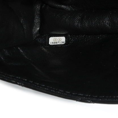 Chanel Lambskin Quilted Medium Roll Reissue Clutch Black 7 of 8