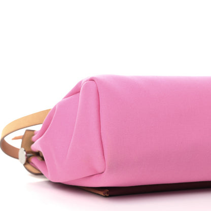 Hermes Toile Officier Vache Hunter Verso Herbag Zip PM 31 Bubblegum Rubis Naturel 5 of 8