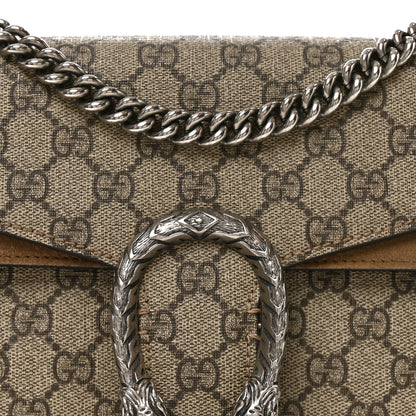 Gucci GG Supreme Monogram Small Dionysus Shoulder Bag Taupe 8 of 10