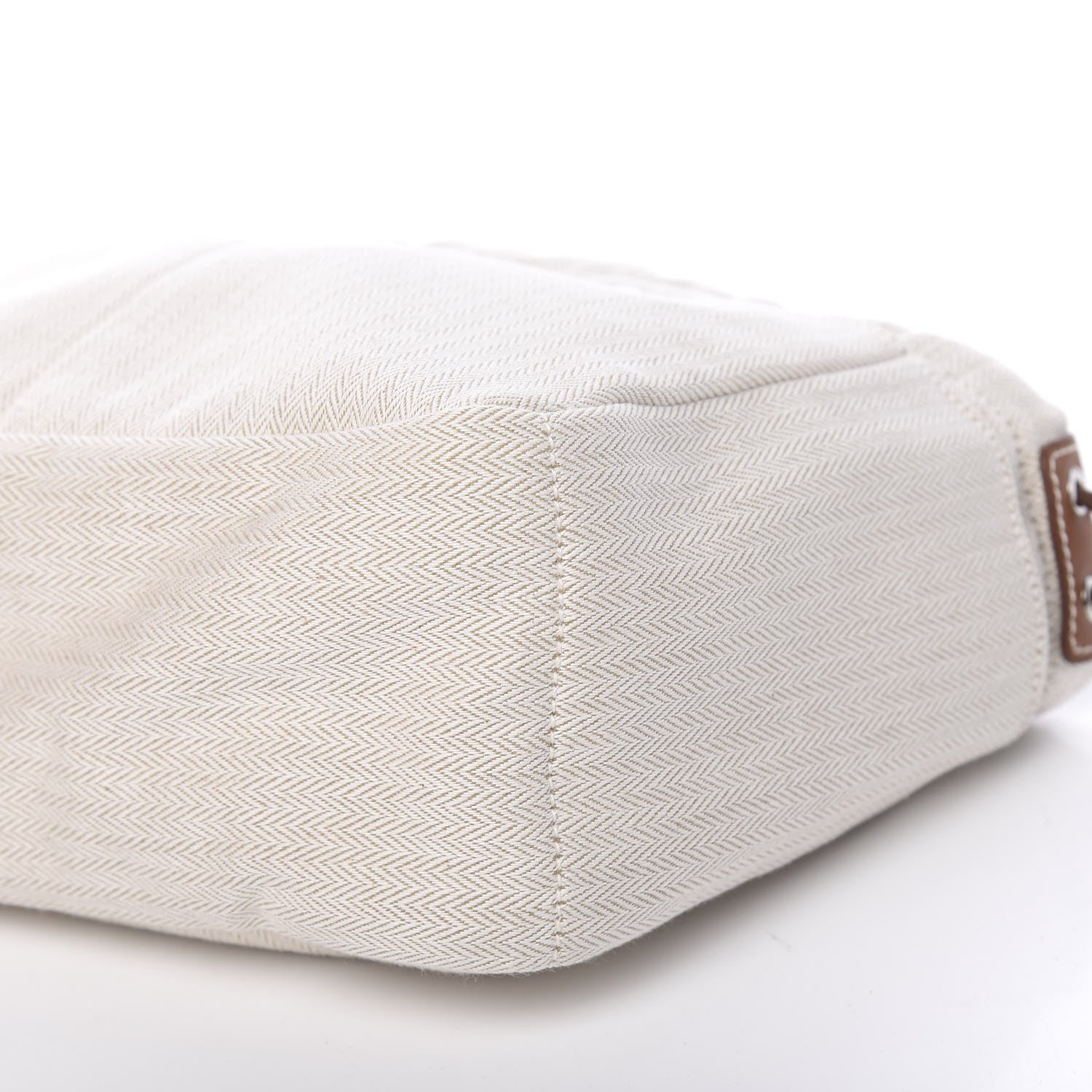 Hermes Canvas Barenia Fourbi 25 MM Pouch Naturel Fauve 9 of 10