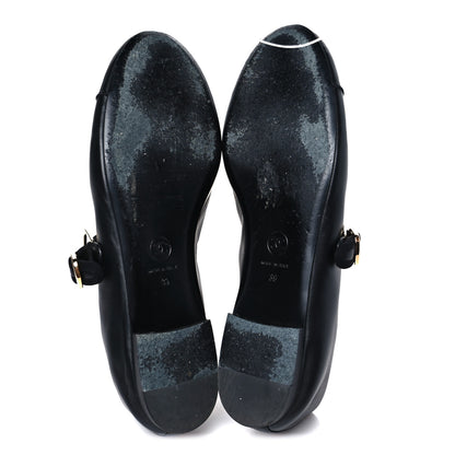 Chanel Lambskin Mary Jane Flats 39 Black 6 of 10