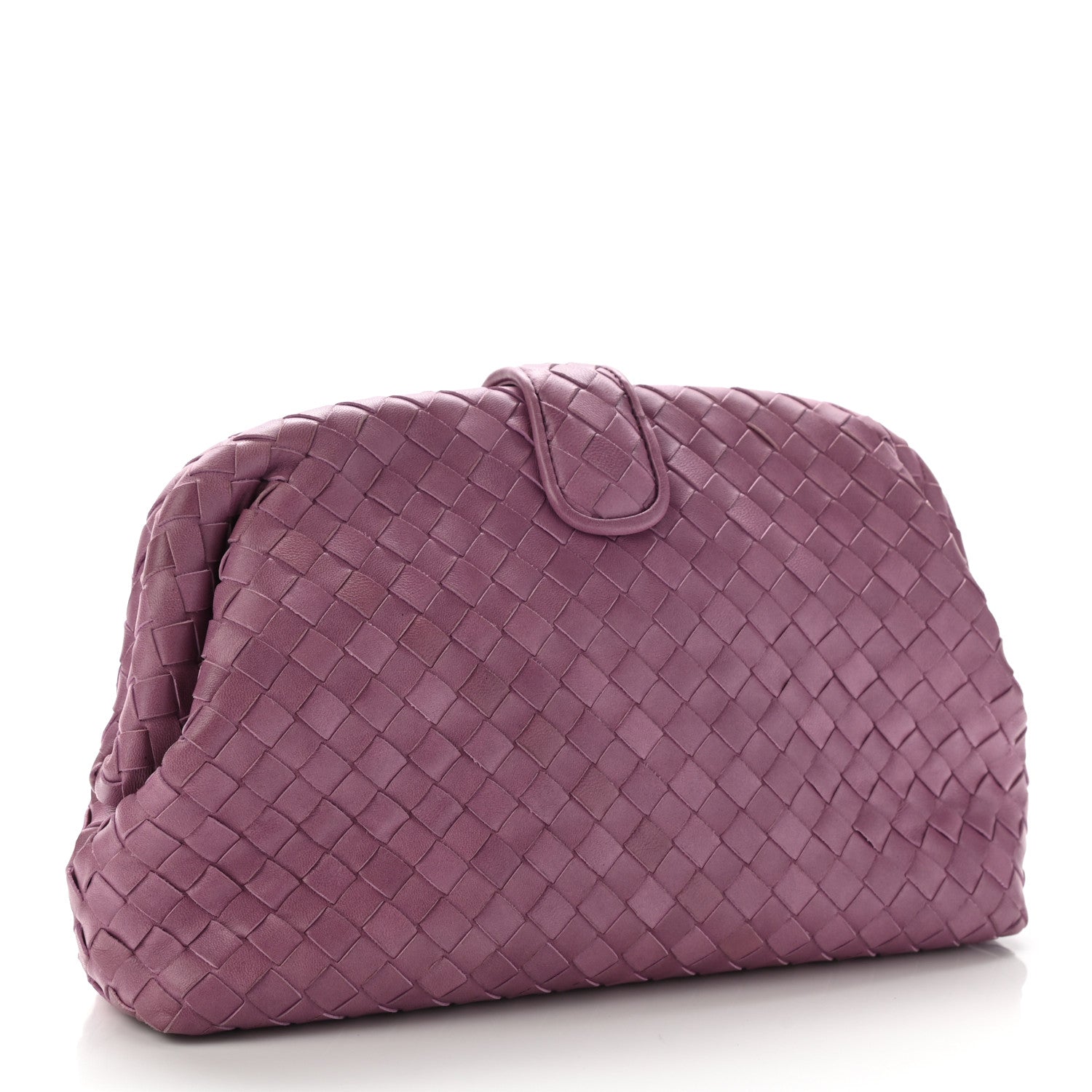 Bottega Veneta Nappa Intrecciato The Lauren 1980 Clutch Peony 3 of 14