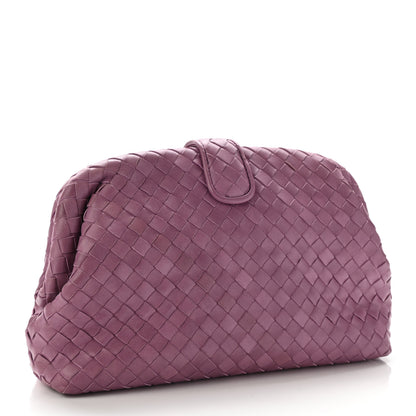 Bottega Veneta Nappa Intrecciato The Lauren 1980 Clutch Peony 3 of 14