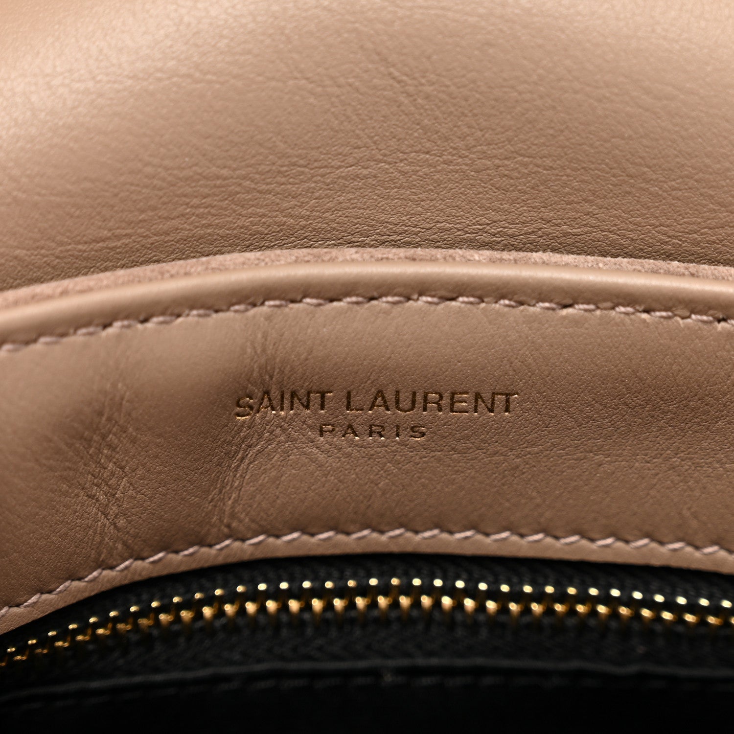 Saint Laurent Suede Toy Loulou Shoulder Bag Taupe 7 of 11