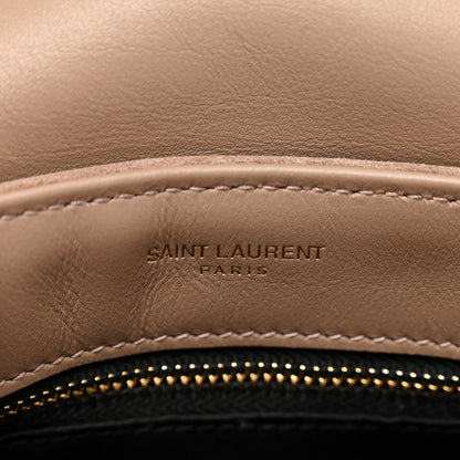 Saint Laurent Suede Toy Loulou Shoulder Bag Taupe 7 of 11