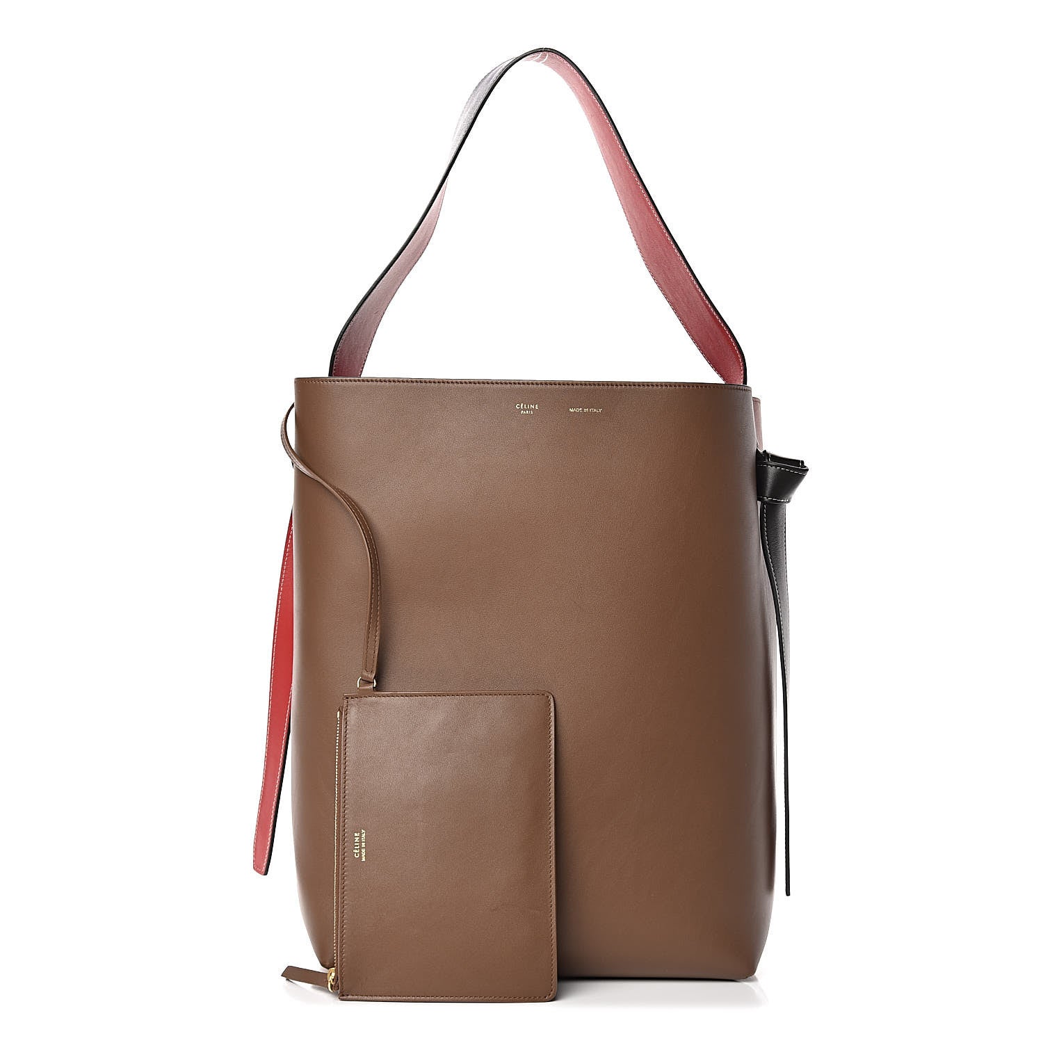 Celine Shiny Smooth Calfskin Small Twisted Cabas Camel Tan 1 of 12