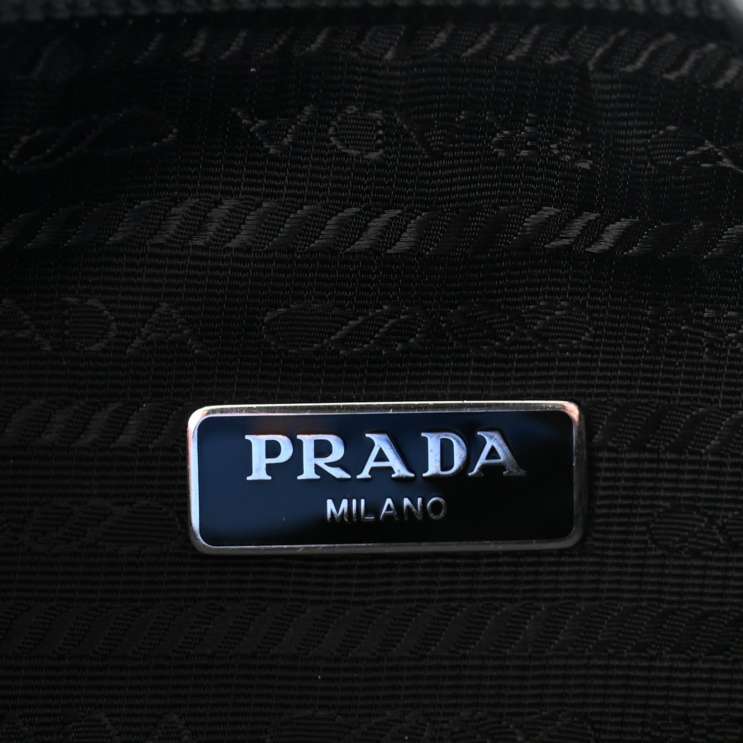 Prada Tessuto Nylon Mini Re-Edition 2000 Bag Black 6 of 10