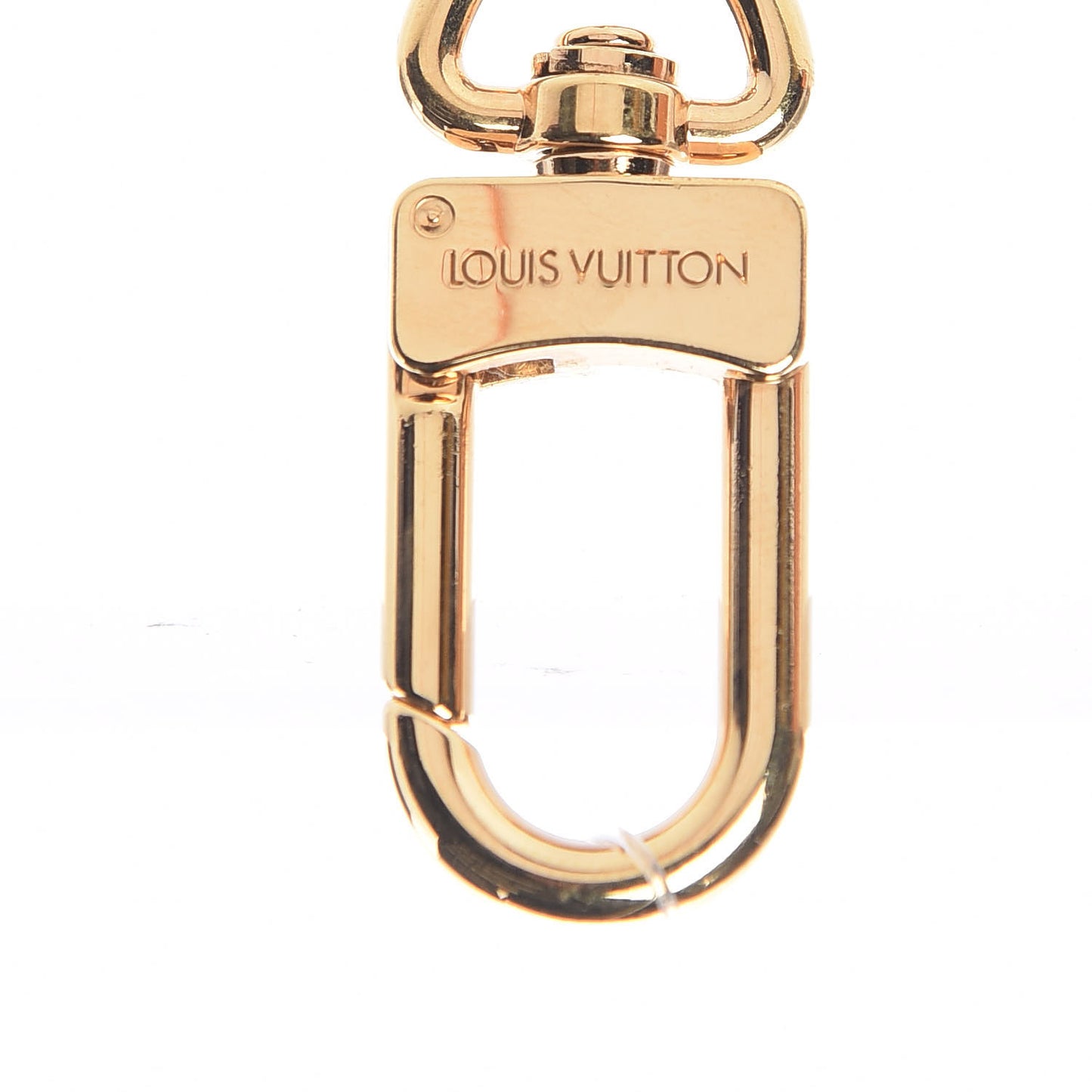 LV Facettes Bag Charm Key Holder Gold