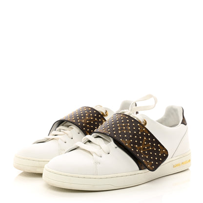 Louis Vuitton Calfskin Monogram Studded Frontrow Sneaker 38 4 of 14