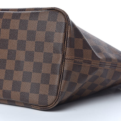 Louis Vuitton Damier Ebene Neo Neverfull MM Rose Ballerine 13 of 14