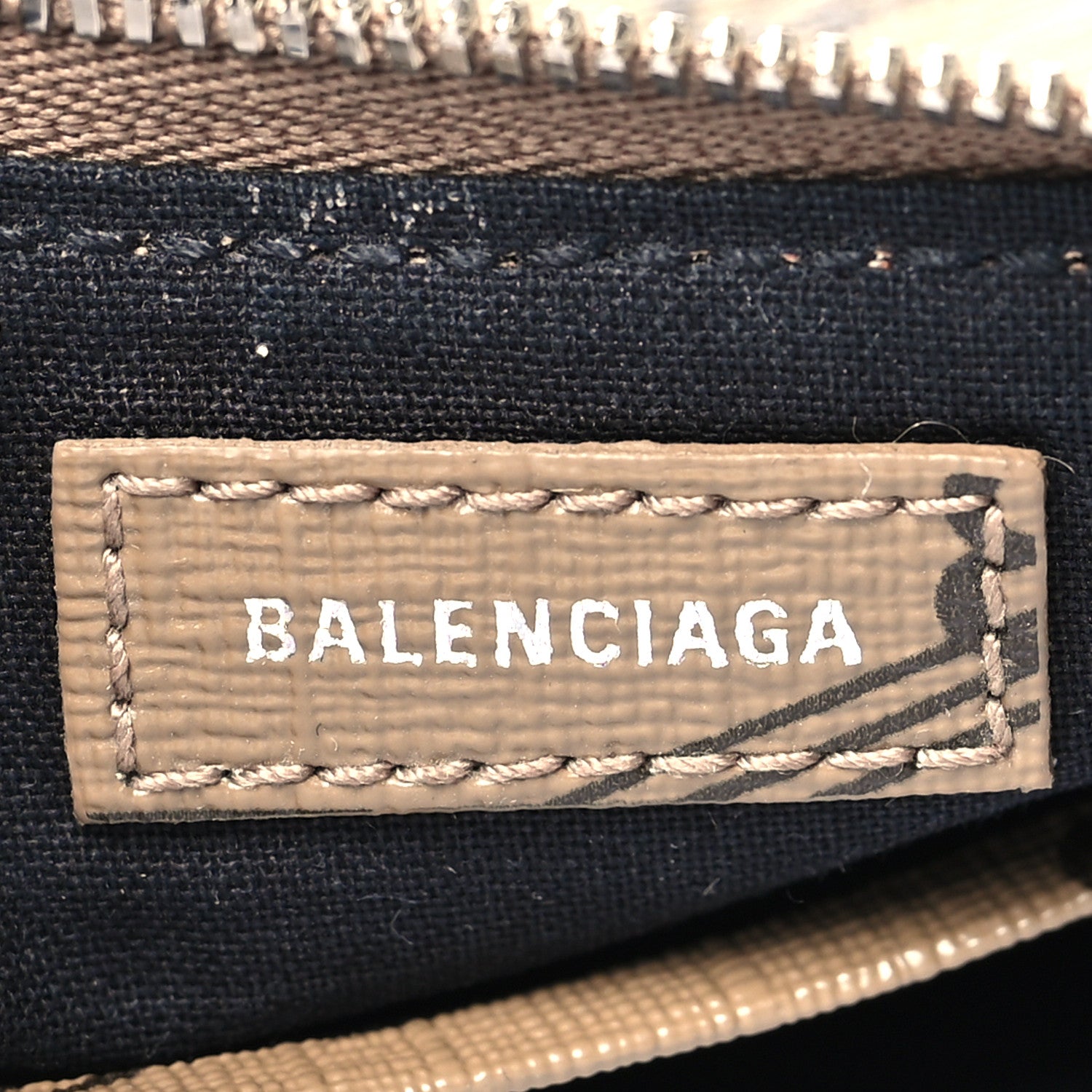 Balenciaga Coated Canvas BB Monogram Le Cagole Mini Purse With Chain Beige Brown 6 of 10